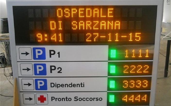 Variable Message Board for Car Parks
