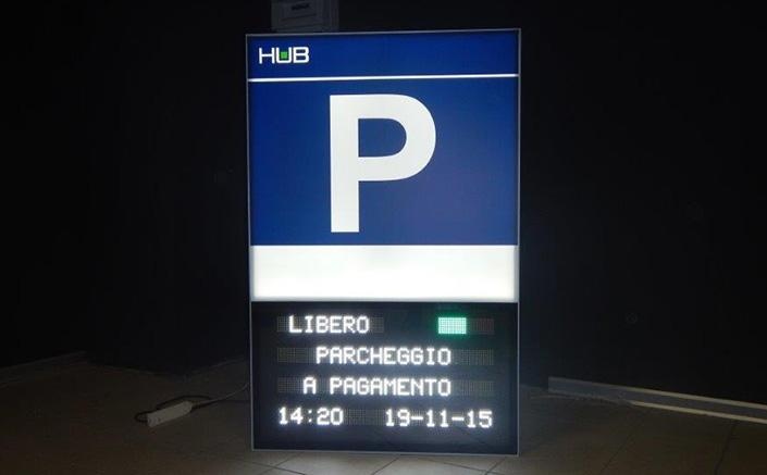 Variable Message Board for Car Parks