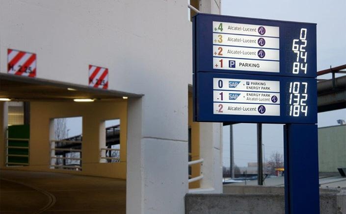 Variable Message Board for Car Parks