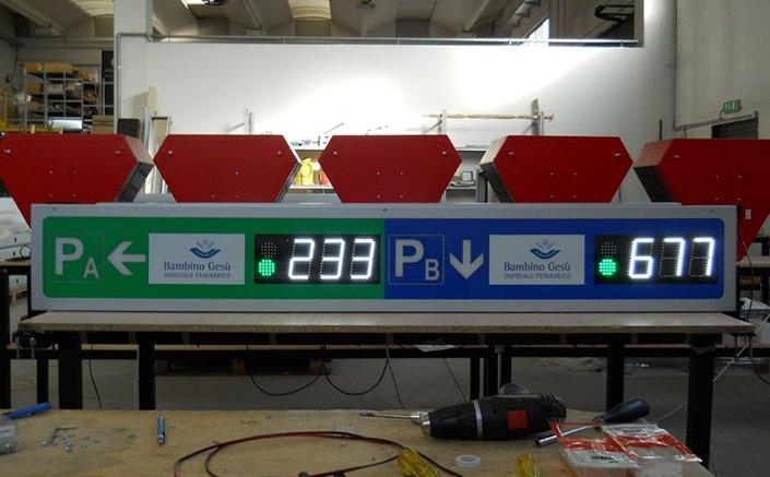 Variable Message Board for Car Parks
