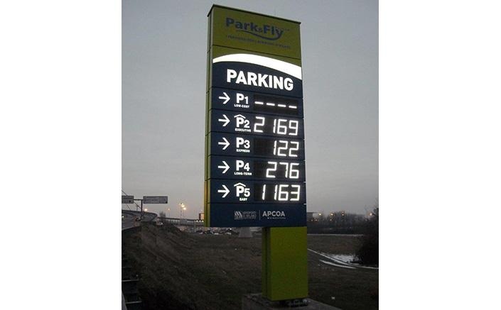 Variable Message Board for Car Parks