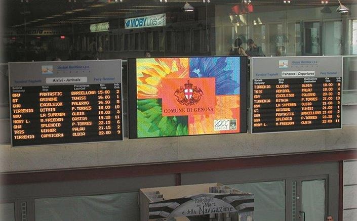 LED panels for Arrivals and Departures