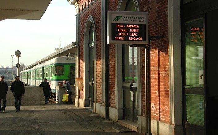 LED panel for stations