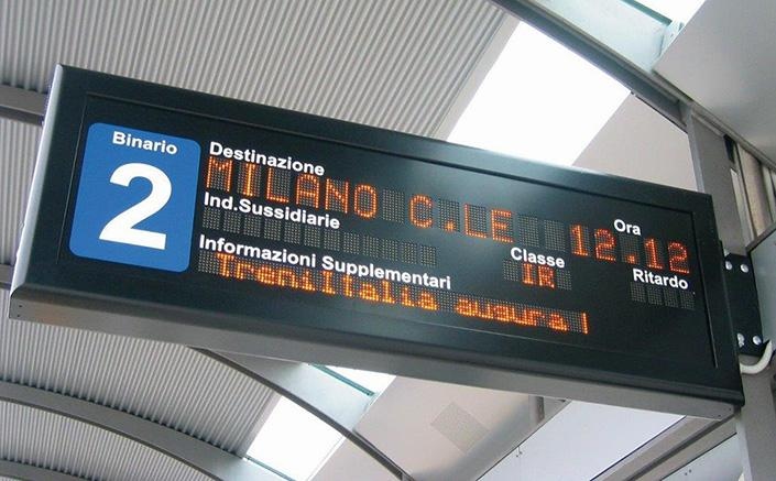 LED Arrivals and Departures board