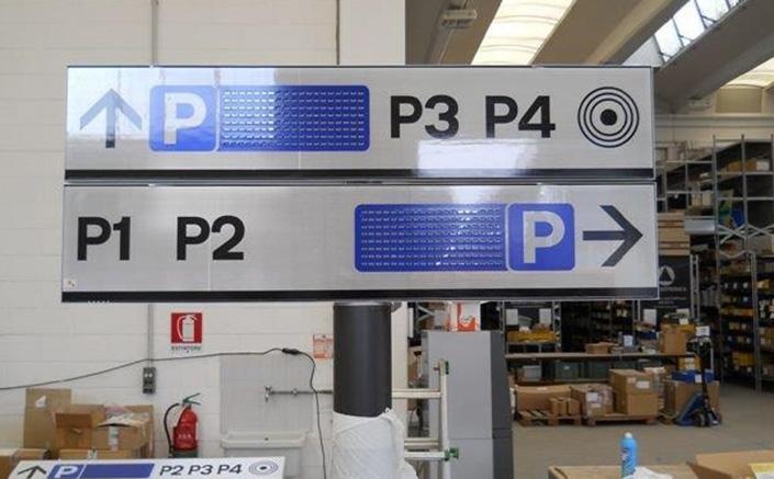 Car park guidance signage