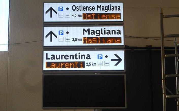 Car park guidance signage