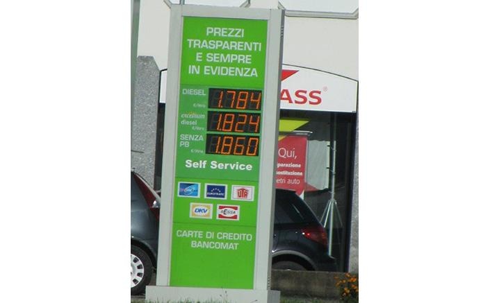 Prezziari a LED