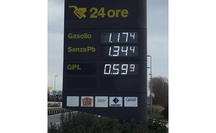 Display prezziari a LED